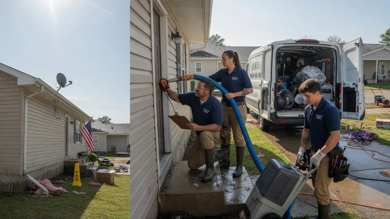 Ceiling Water Damage Restoration in New Haven, IL near me